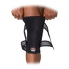 McDavid Black Cross Compression Knee Brace L