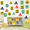 27PCS Religious Cutouts Jesus VBS Construction Traffic Road Sign for