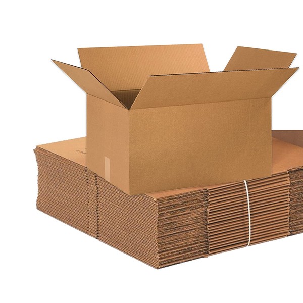 BOX USA Shipping Boxes Large 24"L x 16"W x 12"H,