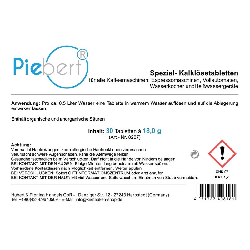 30 x Descaling Tablets for Fully Automatic Coffee Machines |