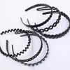 Classic plastic headband ear-friendly short hair comb / 클래식 플라스틱 머리띠 귀 안아픈 머리 단발 빗살