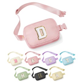 YOOLIFE Fanny Packs - Crossbody Belt Bags for Women, Pink, Small