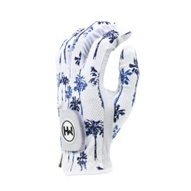 MULLIGAN HOOLIGAN Palm Par Golf Glove | Premium Cabretta Leather & Mesh, Breathable Moisture-Wicking Comfort, Unique Standout Design for Men & Women Left Hand Right (Large, Left Hand)