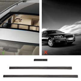 Upgraded Left Roof Drip Side Finish Molding Fit for Highlander& Highlander Hybrid 2008 2009 2010 2011 2012 2013, Replaces #75555-48060