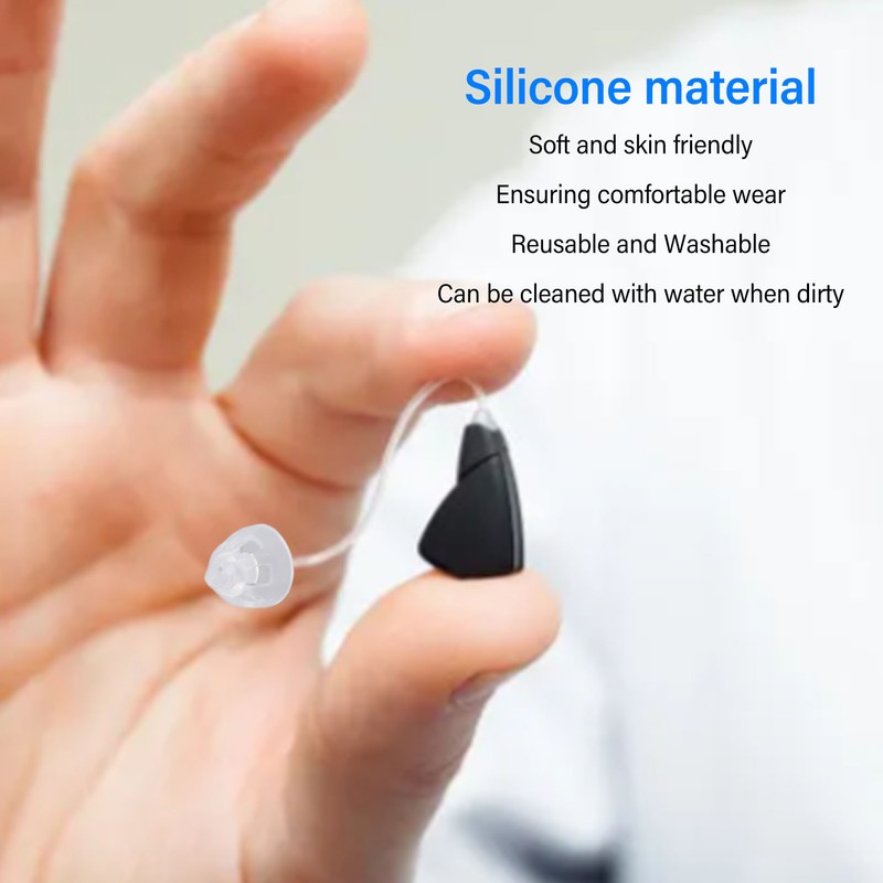 10pcs Sound Amplifier Open Domes Single Layer Washable Reusable Silicone