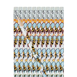 Fun Express Bee Pencils #2 Pencils for Kids - 24 pieces bee party favors