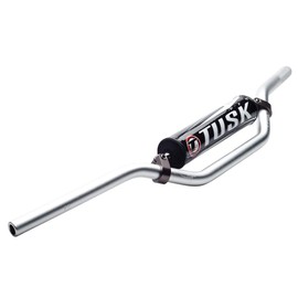 Tusk T-10 Aluminum 7/8" Handlebar CR High Bend Silver