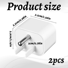 2 Pcs Grounding Plug Adapters,Safety Grounding Outlet Adapter Plug,Grounding Plug,Safety Plugs For Outlets,Ground Plug Adapter For Grounding Mats, Sheets, Wristbands, Compatible With Us Type B Outlets