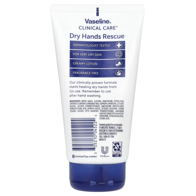 Clinical Care™, Dry Hands Rescue, sin fragancia, 5,1 fl oz