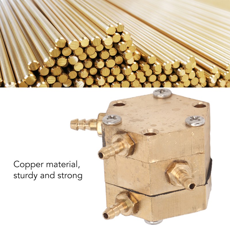 Hexagonal Dental Water Valve Good Passability Copper Water Pressure Regulator