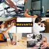 Wavanta 20Pcs M8 Bolts, M8 x 25mm Flat Head Hex