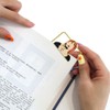 Nikolle 4Pcs Metal Bookmark, Metal Bookmarks for Book Lovers, Novel