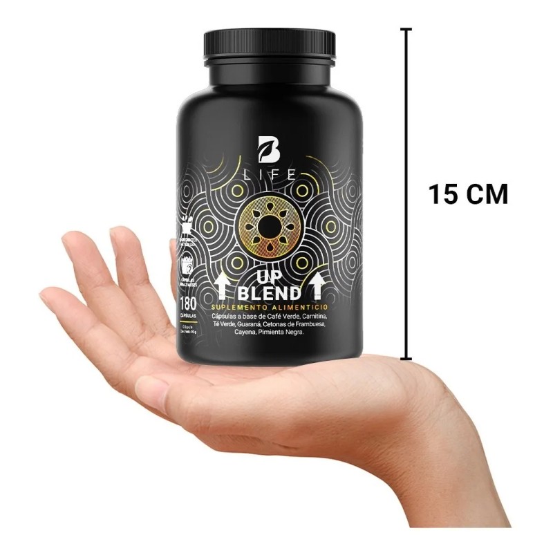 B-Life UP Blend | Termogénico con Carnitina | 180 Cápsulas