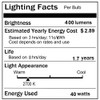 Visther 40 Watt Oven Light Bulb G45, 300℃ Hight Temp