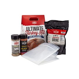 Lane's Ultimate Turkey Brine Kit With Bag - Premium Natural Brining Kit w/ Brine, XL Heavy Duty Brining Bag, Spellbound & SPG Rubs | Season Inside and Out | Expertly Paired Seasonings | No MSG | 4pcs