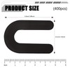 400 Horseshoe Tile Spacers, 1/4-Inch U-Shaped Plastic Spacers for Tile