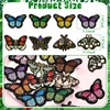 Thiccywoov 40 Pcs Butterfly Iron On Patches for Hat 40