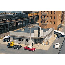 Bachmann Industries Cityscenes Building Kit Bus Station HO Scale Train
