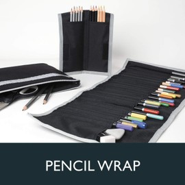 Derwent Academy Pencil Storage Wrap, Large, 2" x 3-1/2" x 8-3/4" (97032)