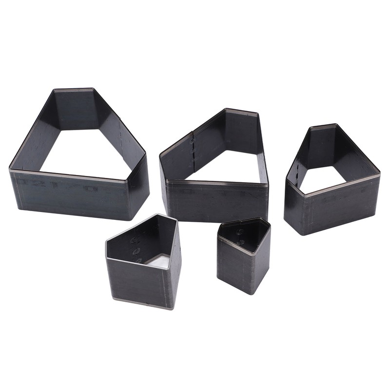 5Pcs Leather Die Cutter Hollow Punching Mold Different Sizes Diamonds