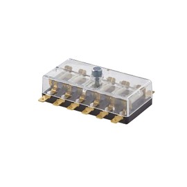 HELLA 8JD 002 291-141 Fuse Box - 6-pin connector - 8A - Crystal clear - Plug: Blade Terminal