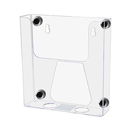 Marketing Holders 5.5 Bi Fold Magnetic Brochure Holder Literature Display Sign Holder Indoor Outdoor Trade Shows (1, 5 1/2"W Magnetic Mount)