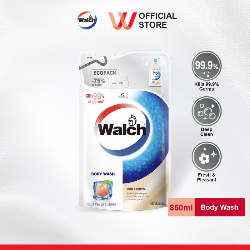 Walch Anti-bacterial Body Wash Refill 850ml