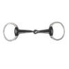 Shires Sweet Iron Hollow Mouth Eggbutt Bit in Black 6",