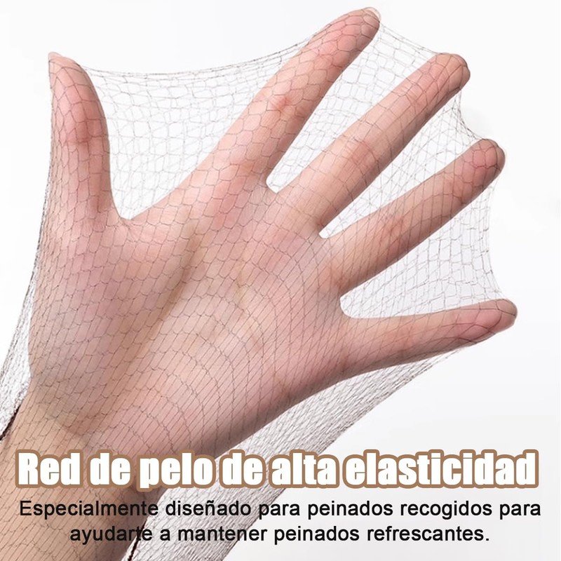 100pzs Red para Cabello, Red de Pelo Tejida,Gorros Malla cofias