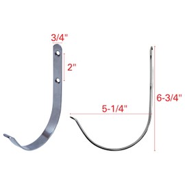 Extreme Max 3006.6771 Stainless Steel Ring Buoy Hook / Bracket / Cradle