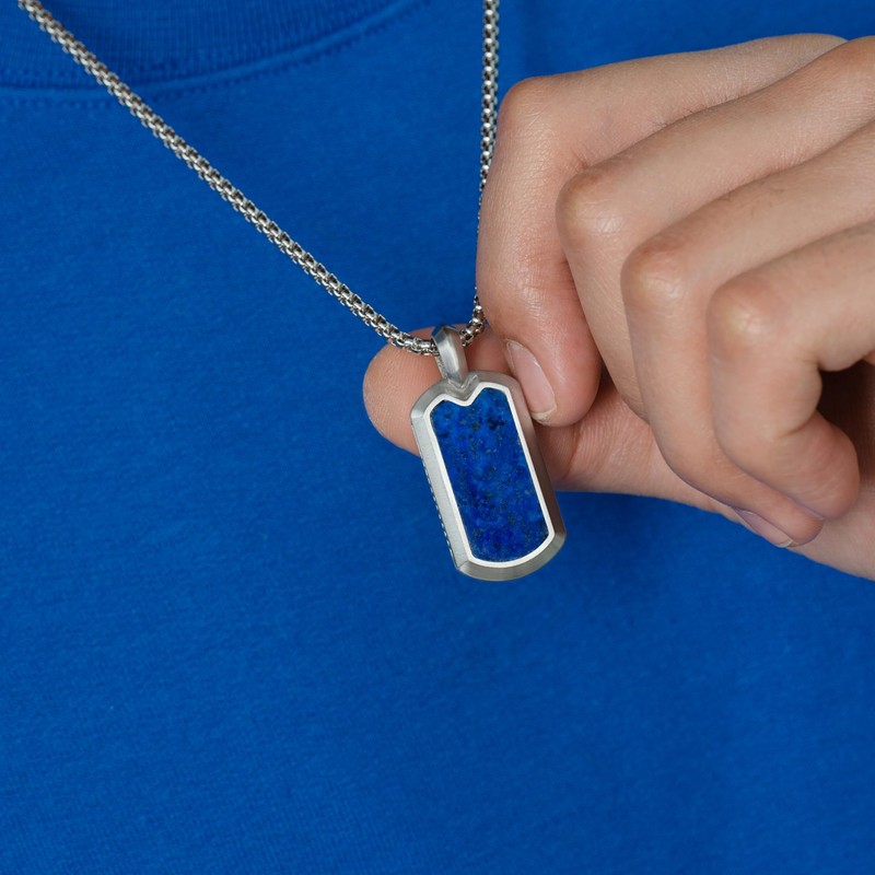 RTZN® Lapis Lazuli Necklace for Men – Premium Handcrafted Lapis