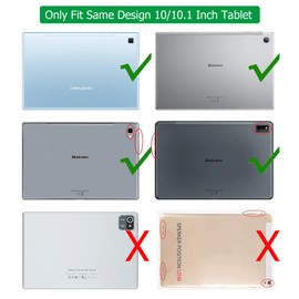 AIJAKO 10 Inch Case for Dragon Touch Notepad 102, TECLAST P20S/M40S/M40 Pro, PRITOM TronPad L10, YESTEL T5, YOBANSE TAB10, BYYBUO SmartPad T10/A10_L, Oangcc A6, UJoyFeel Y103, Shoulder Strap, Purple