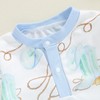 Newborn Baby Boy Fall Outfit Western Boots Printed Long Sleeve