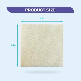 Conkote Alginate Wound Dressing Pads, 4” x 4” Pad Size, 20 Pack, Non-Stick Padding, Sterile, Highly Absorbent