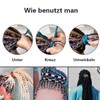 Spiral Lock Haarbinde Dreadlock Zubehör Dreadlock Haargummi für Frauen und