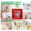 33lbs Adhesive Sticky Hooks for Hanging on Wall or Ceiling,