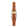 Skagen Women's Hagen Micro Two-Hand Brown Leather Band Watch (Model: