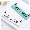 Operitacx Unique Wooden Cat Ruler 4pcs Set Precision Measuring Tool