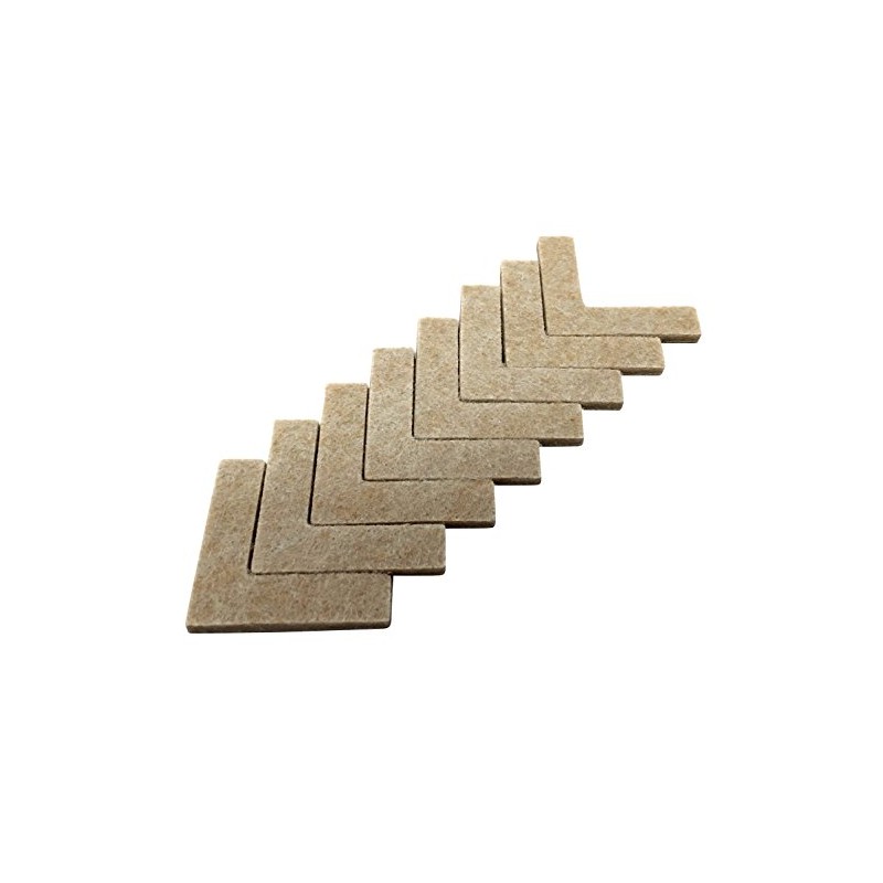 Shepherd Hardware 9816 1-1/2-Inch Heavy Duty Self-Adhesive Felt Corner Furniture