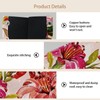 2 Pack Tissue Box Cover Holder, Greenish Lily Flower Rectangle