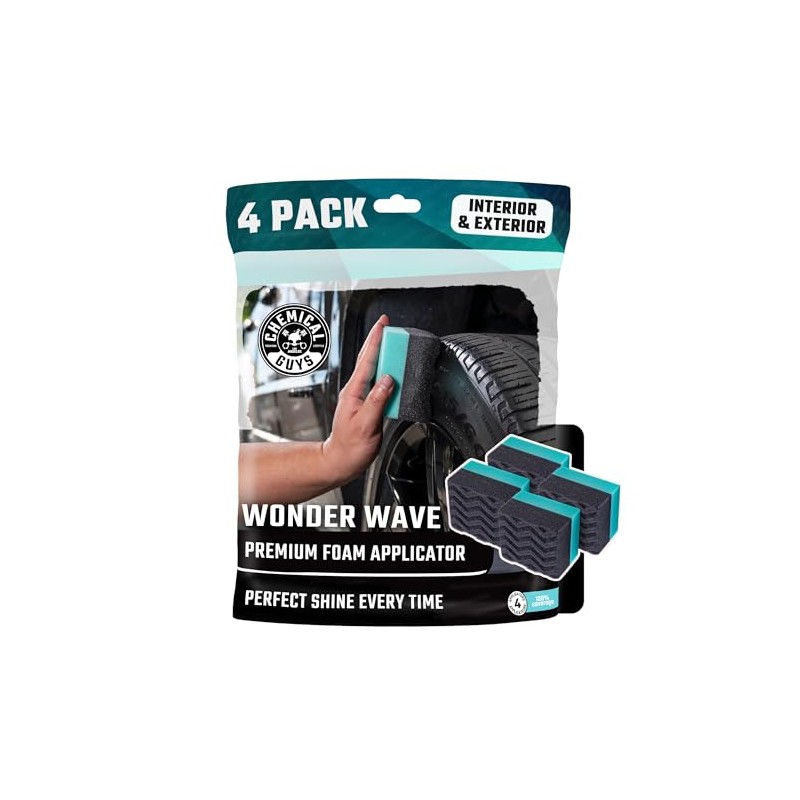 Chemical Guys Durafoam Tire Shine Applicator Pads - 4 Pack