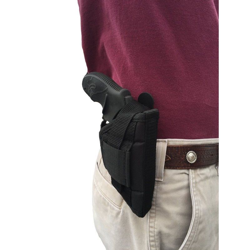 Nylon Belt or Clip on Gun Holster Fits Smith &