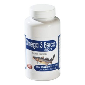 Omega 3 Berco 500 Capsules Pack of 150