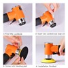 Compressed Air Random Orbital Sander 75 mm 50 mm, Mini