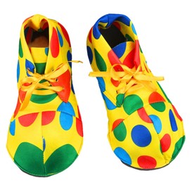 CYNOSURETECH 1 Pair Of Clown Shoes, Large Fun Spoof Shoes, Rainbow Clown Shoes, Cosplay Shoes, Stage Performance Shoes, Suitable For Costume Parties And Festival Performances