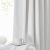Pinch Pleated Blackout Curtain Panels with Full Blackout Liner Linen
