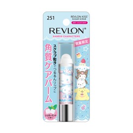 LeBron Kiss Sugar Scrub, Sanrio Cinnamoroll, 251, Sugar, Mint, Moisturizing, Exfoliating Care, 0.1 oz (2.6 g), Lip Scrub, CINNAMOROLL SANRIO