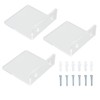 3PCS Clear Acrylic Display Rack Wall Mounted Floating Shelf for