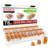 WAGO 221 Lever Nuts 78pc Compact Splicing Wire Connector Assortment