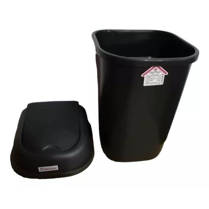 Torosqui Bote De Basura Mediano Con Tapa De Balancin